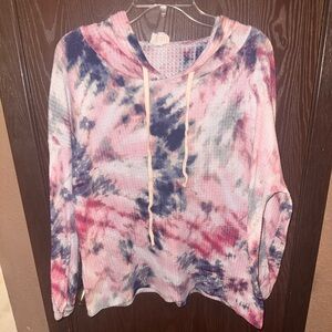 Tie-Dye Hoodie Sweatshirt